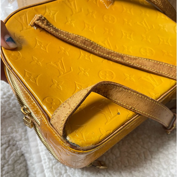 COPY - Louis Vuitton Vernis Yellow Backpack Vintage Monogram Purse Murray Tote … - Picture 5 of 16